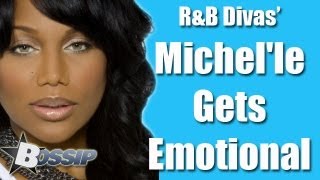 Michelle Of RampB Divas LA Gets Emotional  BOSSIP [upl. by Durno]