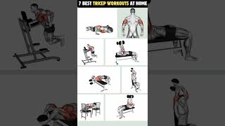 7 Best Tricep Workouts At Home For Strong amp Toned Arms workout tricepsworkout [upl. by Aikrahs]