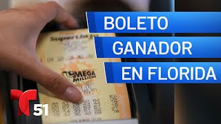 Boleto ganador del Mega Millions de 1580 millones se vendió a un jugador de Florida [upl. by Gnahk]