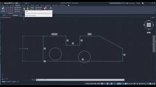 Parametric drawing AutoCAD 2022 [upl. by Woehick401]