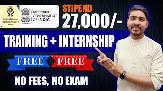 Free Government Internship Announced ➤NHRC Summer Internship 2024  Stipend 27000Month  Join Now [upl. by Cece]