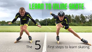 The 5 Rules of good skating  Become a fast inline skater in one day [upl. by Bessy]