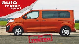 Peugeot Traveller Die clevere Alternative zum VW Multivan  Die Tester  auto motor und sport [upl. by Charlotte517]