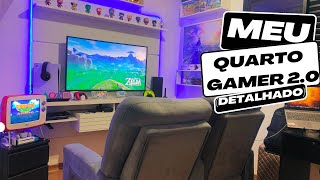 Quarto Gamer 20  Game Room em detalhes [upl. by Refinneg648]