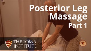 General Posterior Leg Protocol Beginning Massage Techniques Part 1 [upl. by Anatole]