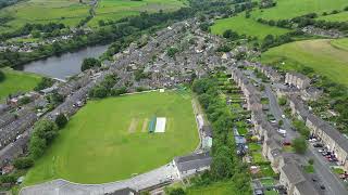 Slaithwaite 360 Drone from Hill Top 19 June 24 [upl. by Tham]