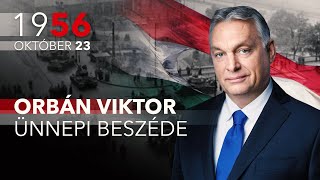 Orbán Viktor ünnepi beszéde október 23án a Millenáris Parkból  ATV Élő [upl. by Salisbury]