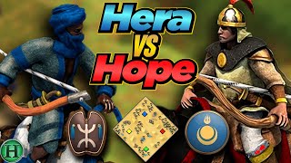 Berbers vs Mongols  1v1 Arabia  vs Hope  AoE2 [upl. by Eibbil]