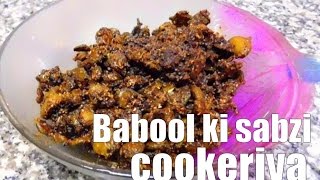 Babool ki sabzi recipe [upl. by Berl700]