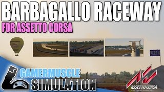 BARBAGALLO RACEWAY FOR ASSETTO CORSA  GamerMuscle Simulation [upl. by Obmar]