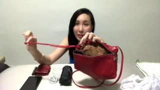 Longchamp Le Pliage Cuir Mini Crossbody Bag 珑骧小羊皮折叠包 [upl. by Akema775]