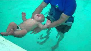 Oliver Week 2 of ISR swim lessons [upl. by Repard]