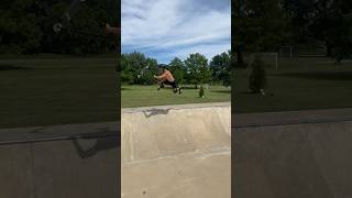 Insane Kickless BriFlip😱 scooterstunts scootertricks skatepark scoot [upl. by Wilda524]