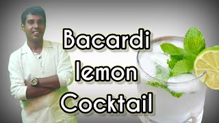 Simple Bacardi lemon mint cocktailAmazing cocktail mixingHow to drink Bacardi the right wayShorts [upl. by Nedroj582]