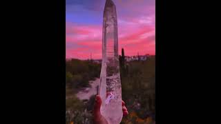 Lemurian crystals are thought to hold ancient knowledge from a lost civilization crystals rocks [upl. by Caesaria]