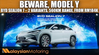 2024 BYD Sealion 7 Launched – 2 Variants 530PS RM184k  NewsUpdate [upl. by Hankins]