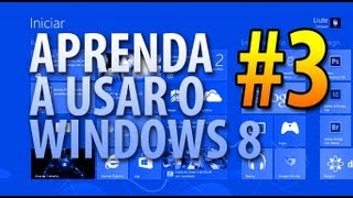 Aprenda a usar o novo Windows 8 3  Configurações personalização contas e notificações [upl. by Einra]