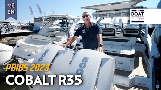 COBALT R35 seen at the Palm Beach Boat Show 2023  The Boat Show [upl. by Isabea]