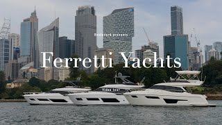 The Ferretti Group wows at the Sydney International Boat Show 2024  Boulevard luxury [upl. by Aisyram]