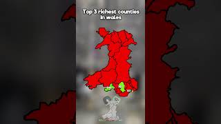 Top 3 richest counties in walesshorts europe mapper mapping wales [upl. by Linkoski]