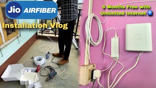 Jio AirFiber Installation Vlog  fkvvlogs [upl. by Nerland]