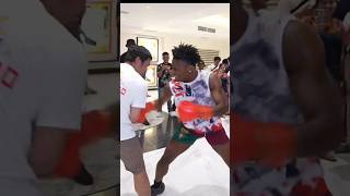 Philippines boxing player smashed ishowspeed shorts ishowspeed speedlive [upl. by Nalon947]