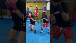 Estilo Peekaboo 🔝🔥 boxing style peekaboo tutorial boxeo parati miketyson fyp viral [upl. by Fionnula]