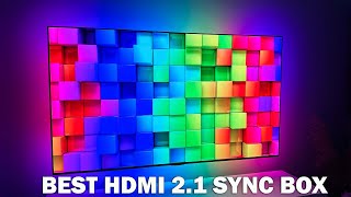 The HDMI 21 Sync Box that DESTROYED Govee and PHILIPS HUE Sync Box  Fancyleds Sync Box Review [upl. by Arec885]