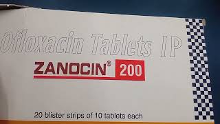 Zanocin 200 Tablet  Ofloxacin Tablet  Zanocin 200mg Tablet Uses Side effects benefits Dosage [upl. by Bekaj]