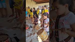 Ian tocando a primeira vez caixa de maracatu no Baque Percussivo de Jerimum de Olinda 31082024 [upl. by Meenen]