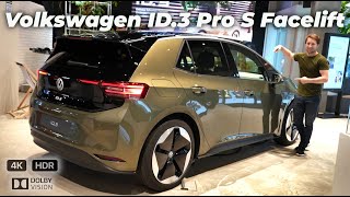 New Volkswagen ID 3 Pro S Facelift Review 2023 [upl. by Amor120]