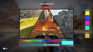 BEST CUSTOM RETICLE COLORS TO IMPROVE AIM IN APEX LEGENDS [upl. by Novhaj]