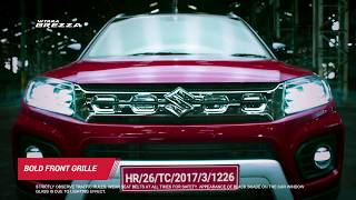 AllNew Vitara Brezza  A Bold New Design Language [upl. by Littell]