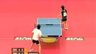 Feng Tianwei vs Hirano Sayaka 2009 World Team Cup [upl. by Htir]