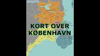 KORT OVER KØBENHAVN DANMARK [upl. by Conner772]