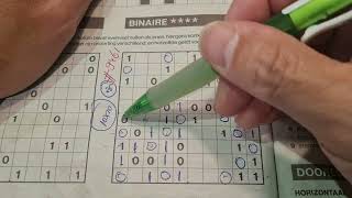 9461 Saturday Binary01 Sudoku puzzle Bonus Extra edition 10192024 Extra part 3 of 4 [upl. by Ameline]