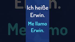 3️⃣formas de decir tu NOMBRE en alemán [upl. by Ardnos]