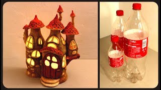 ❣DIY Fairy House Lamp Using Coke Plastic Bottles❣ [upl. by Rochelle]