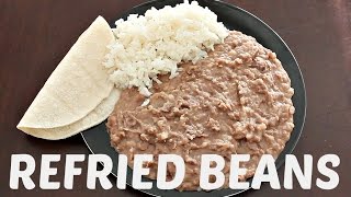 Refried Beans Recipe  Vegan [upl. by Schaffel]