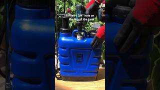 DIY How to convert 4 gallon manual pump back sprayer to automatic diy how shortvideo shorts [upl. by Atiugal]