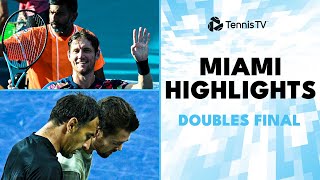 Bopanna amp Ebden vs Dodig amp Krajicek for the Title  Miami Open 2024 Doubles Final Highlights [upl. by Meryl]