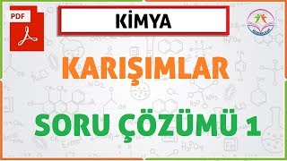 KARIŞIMLAR SORU ÇÖZÜMÜ 1 10SINIFTYT 2020 [upl. by Alrahc]