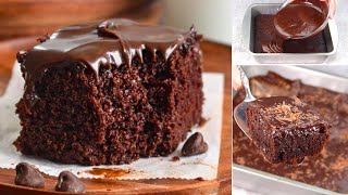 ১টা ডিম দিয়ে তুলতুলে ময়েস্ট চকোলেট কেক  Moist Chocolate Cake Recipe bangla ganache ayshasrecipe [upl. by Ardnek]