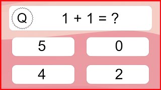 20 Addition Quiz Exercises for Kids [upl. by Adalbert611]