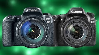 Canon 77D vs Canon 80D  Which One Should YOU Buy amp Why [upl. by Enytnoel]