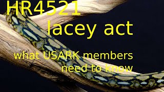 hr4521 lacey act amendment [upl. by Nole216]