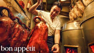 We Tried Hong Kong’s Legendary WholeRoasted Goose  Street Eats  Bon Appétit [upl. by Giulia779]