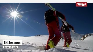 Ski lessons Skiing offpiste  Online ski course [upl. by Carmelo625]