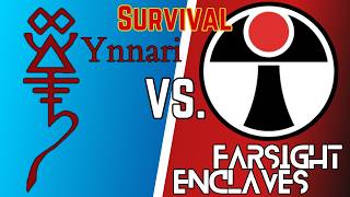 Allow Me To Present Myself  SURVIVAL  Ynnari Vs Farsight Enclaves  Dawn of War Unification [upl. by Ardried]