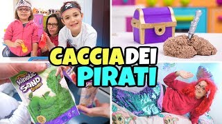 CACCIA AL TESORO DEI PIRATI in Casa con Kinetic Sand [upl. by Avril]